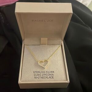 Gold plated Sterling Silver Heart Necklace
